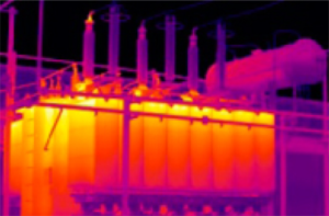 Imagen termográfica energía eléctrica