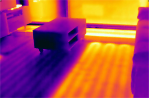 Imagen termográfica hogar