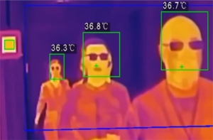 Detección de fiebre termografía